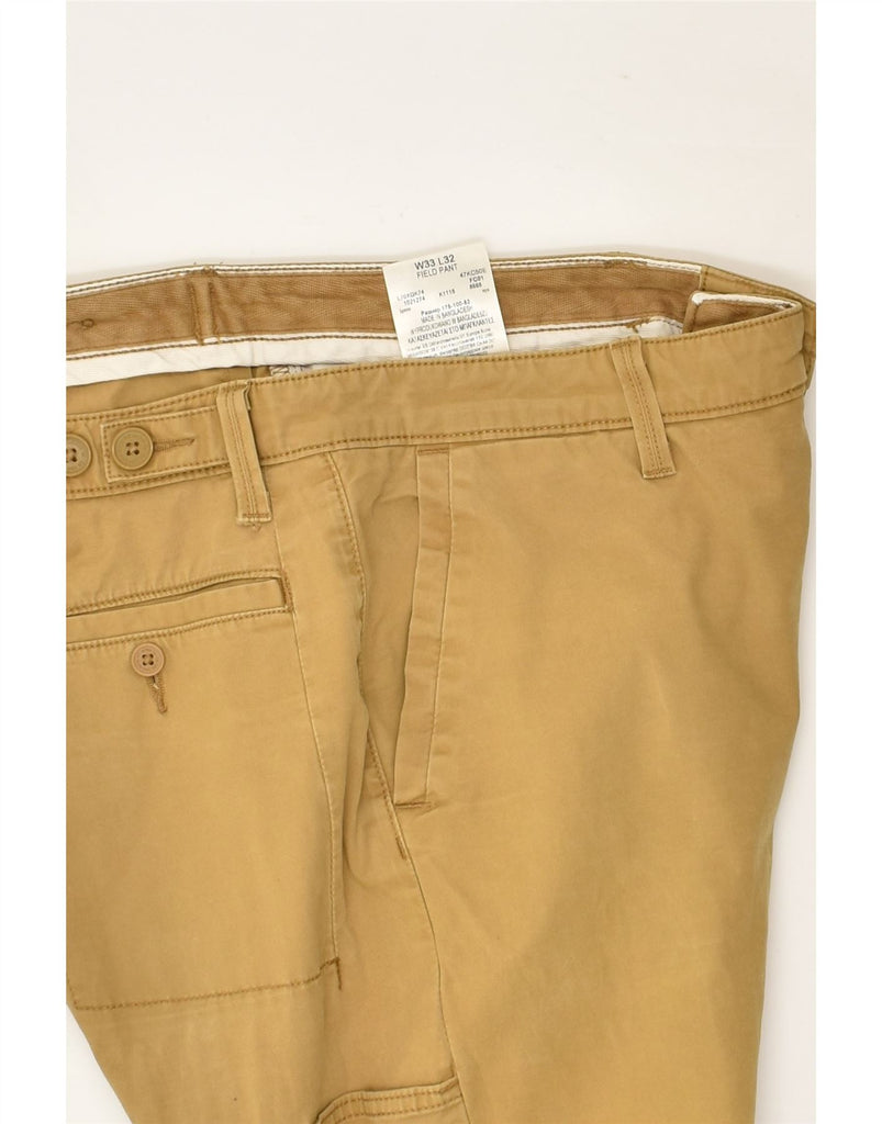 LEE Mens Slim Cargo Trousers W33 L32 Brown Cotton | Vintage Lee | Thrift | Second-Hand Lee | Used Clothing | Messina Hembry 