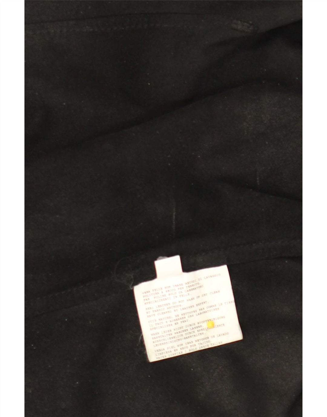Vintage Womens Leather Shirt IT 50 XL Black