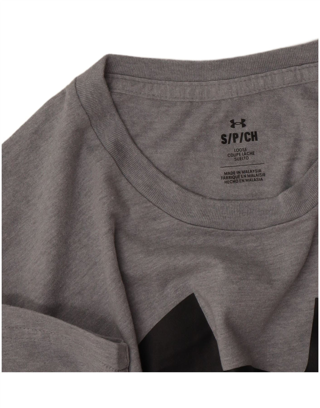 Under Armour Mens Graphic T-Shirt Top Small Grey
