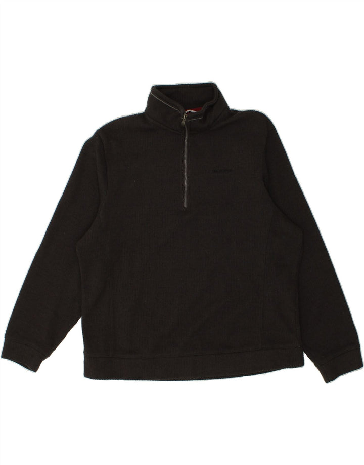 CRAGHOPPERS Mens Zip Neck Sweatshirt Jumper Large Grey Polyester Vintage CRAGHOPPERS and Second-Hand CRAGHOPPERS from Messina Hembry 