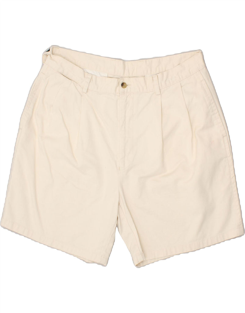 NAUTICA Mens Chino Shorts W36 Large  Beige Cotton | Vintage Nautica | Thrift | Second-Hand Nautica | Used Clothing | Messina Hembry 