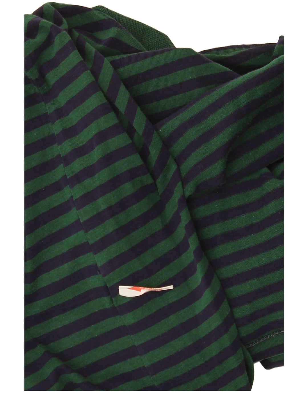 Lacoste Mens Polo Shirt Size 4 Medium Green Pinstripe