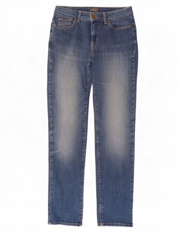 Marks & Spencer Womens Per Una Straight Jeans UK 8 Small W30 L29 Blue