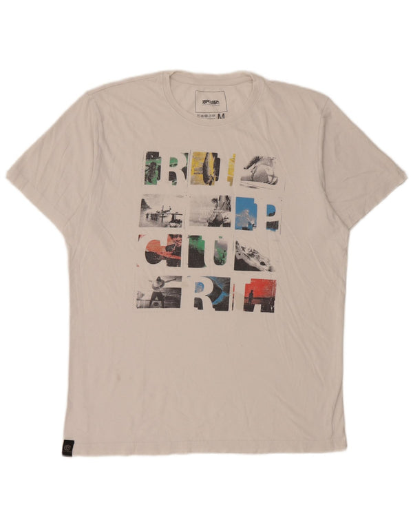 Rip Curl Mens Graphic T-Shirt Top Medium White