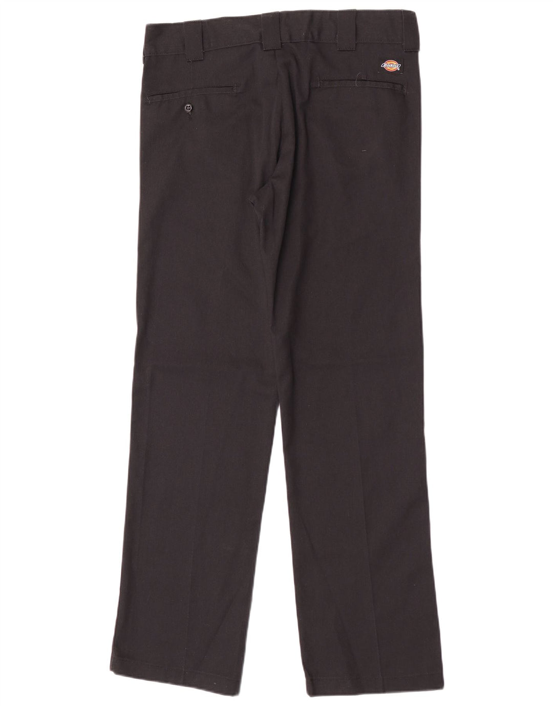 Dickies Mens Straight Chino Trousers W31 L32 Black Polyester