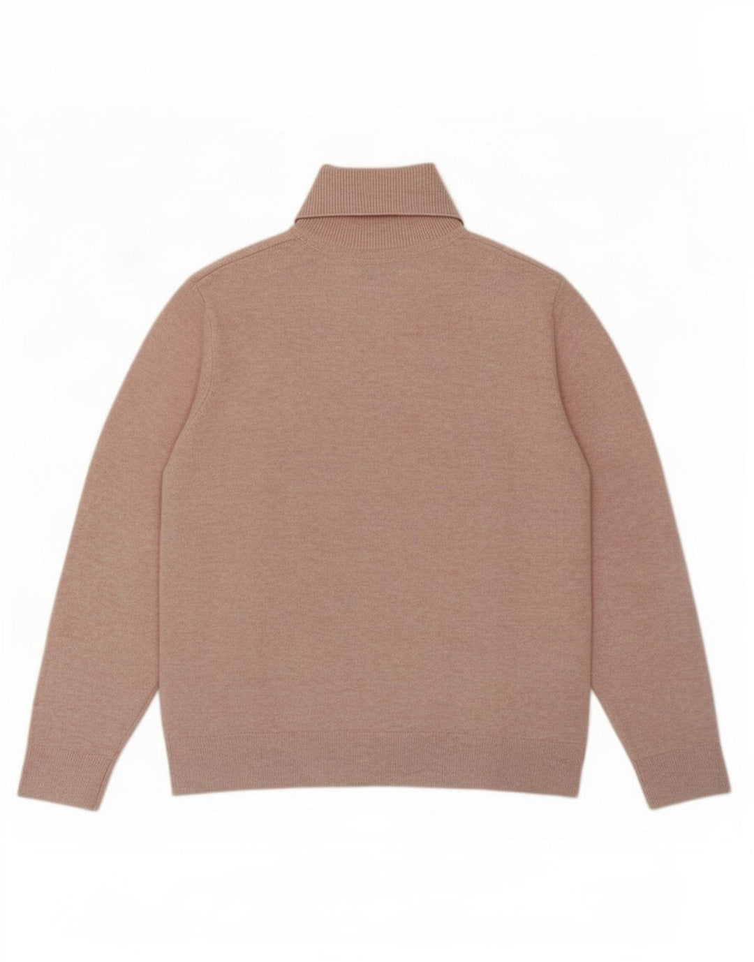 Marks & Spencer Womens Roll Neck Jumper Sweater UK 14 Medium Pink Polyester