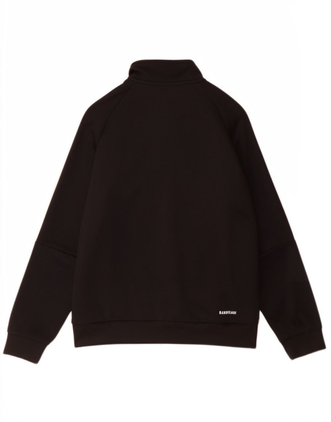 Adidas Boys Tracksuit Top Jacket 9-10 Years Black Polyester