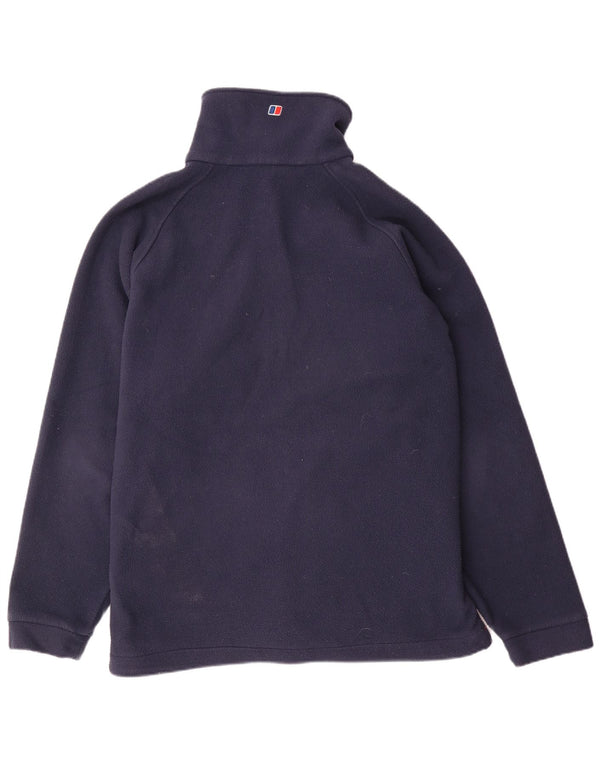 Berghaus Mens Fleece Jacket UK 42 XL Navy Blue Polyester