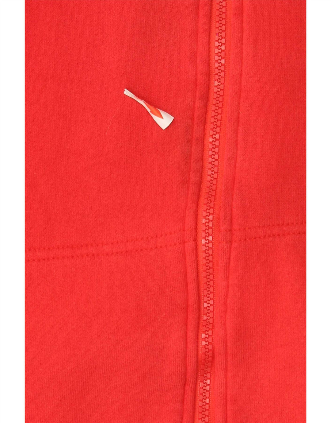 Fila Mens Graphic Zip Hoodie Sweater Small Red Cotton