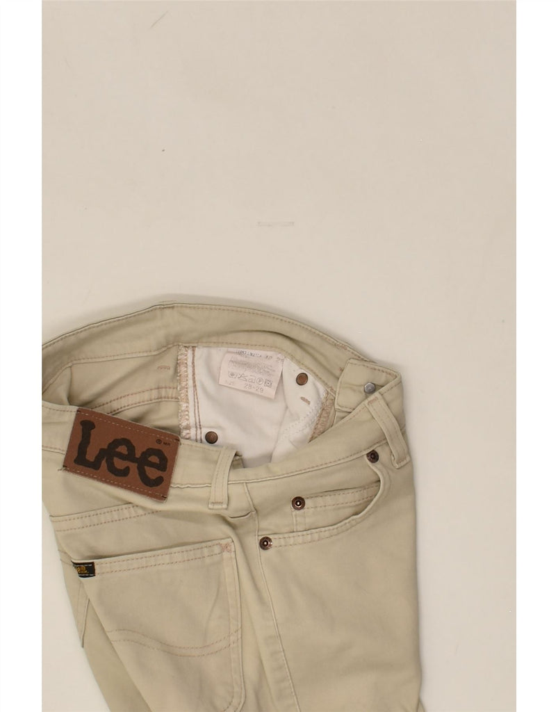 LEE Mens Straight Casual Trousers W28 L29 Beige Cotton | Vintage Lee | Thrift | Second-Hand Lee | Used Clothing | Messina Hembry 