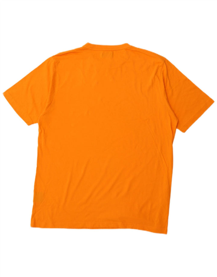 Kappa Mens T-Shirt Top 2XL Orange Cotton