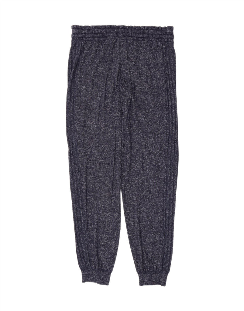 MARKS & SPENCER Womens Tracksuit Trousers Joggers UK 12 Medium Navy Blue Vintage Marks & Spencer and Second-Hand Marks & Spencer from Messina Hembry 