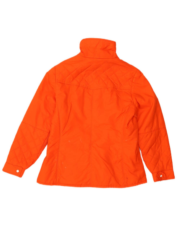Vintage Mens Quilted Jacket UK 36 Small Orange