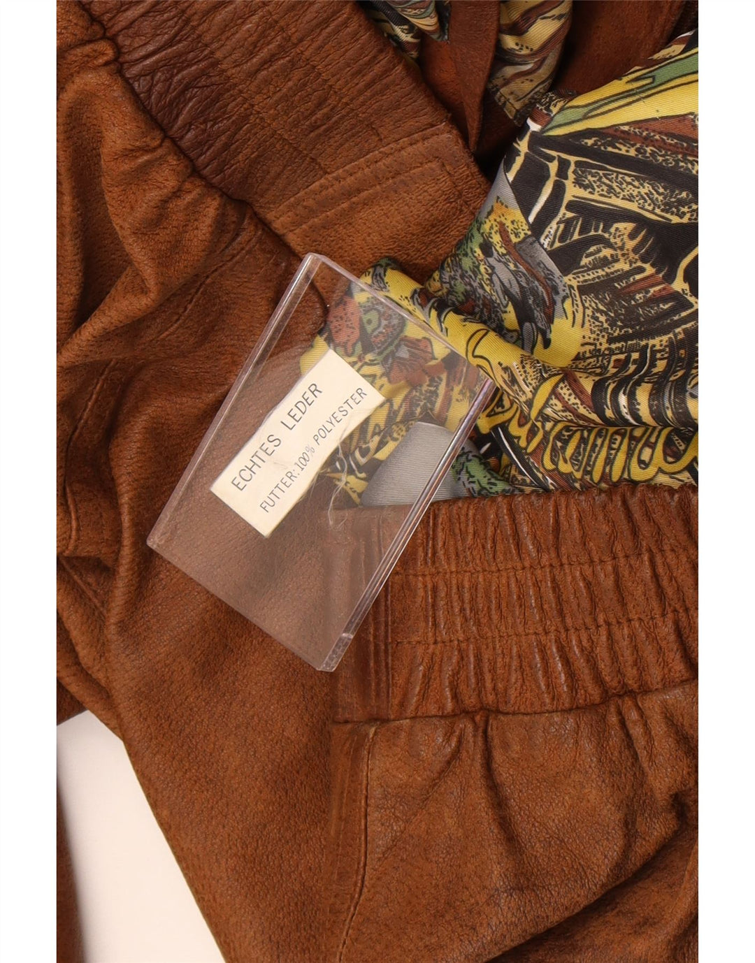 Vintage Mens Leather Jacket UK 42 XL Brown Leather