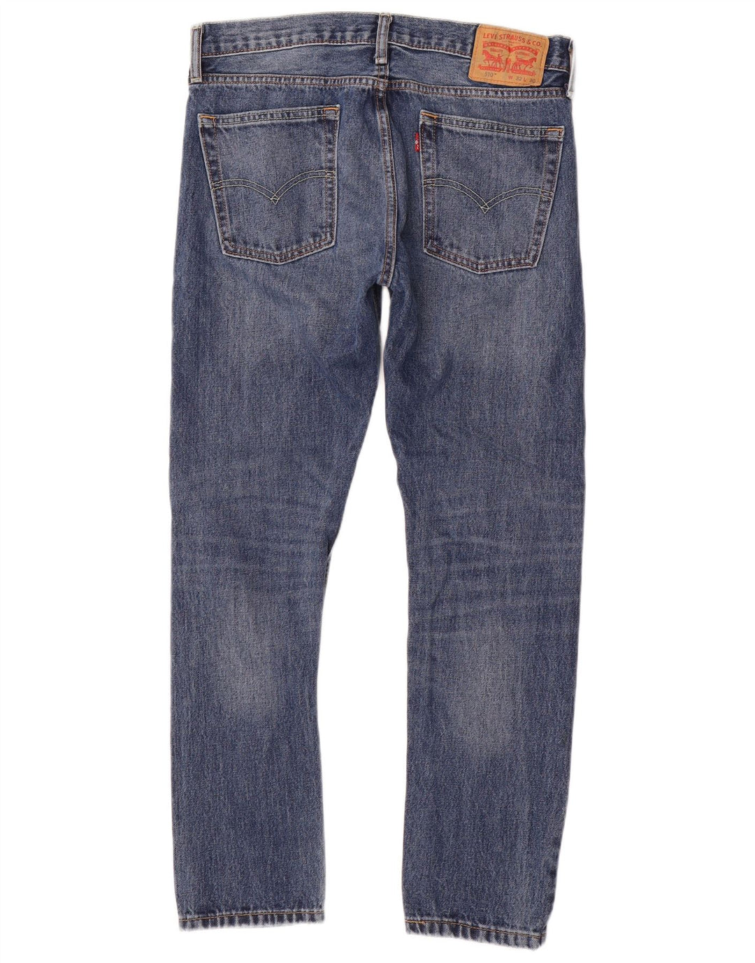 Levi's Mens 510 Skinny Jeans W32 L30 Blue Cotton