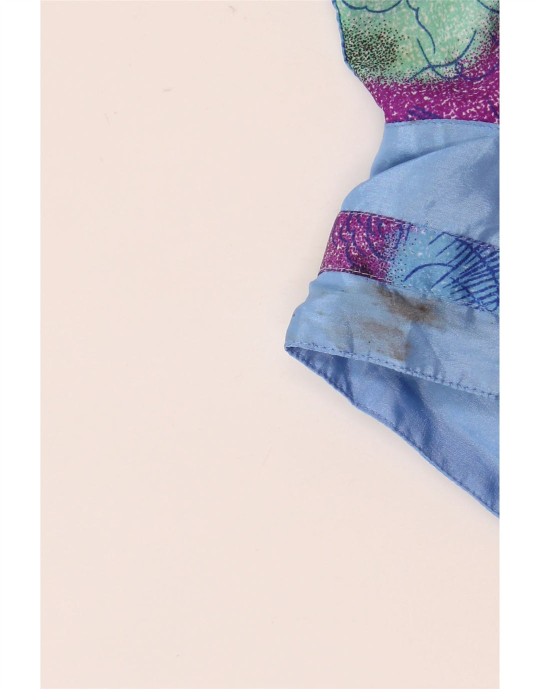 Vintage Mens Tracksuit Top Jacket XL Multicoloured Tie Dye