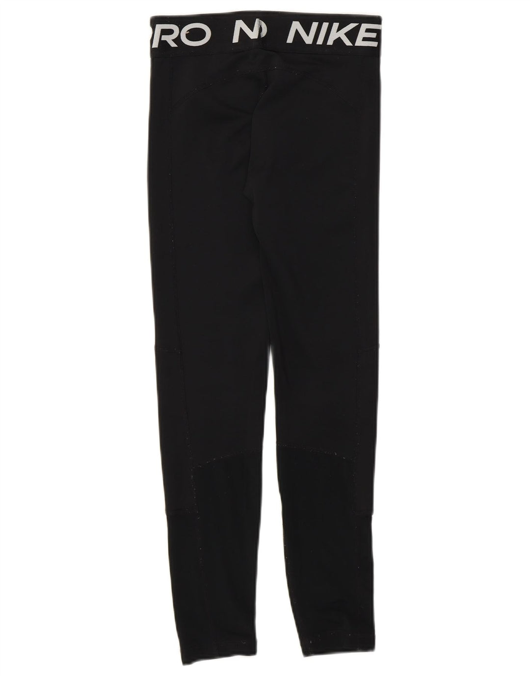 Nike Girls Graphic Leggings 10-11 Years Medium Black Polyester