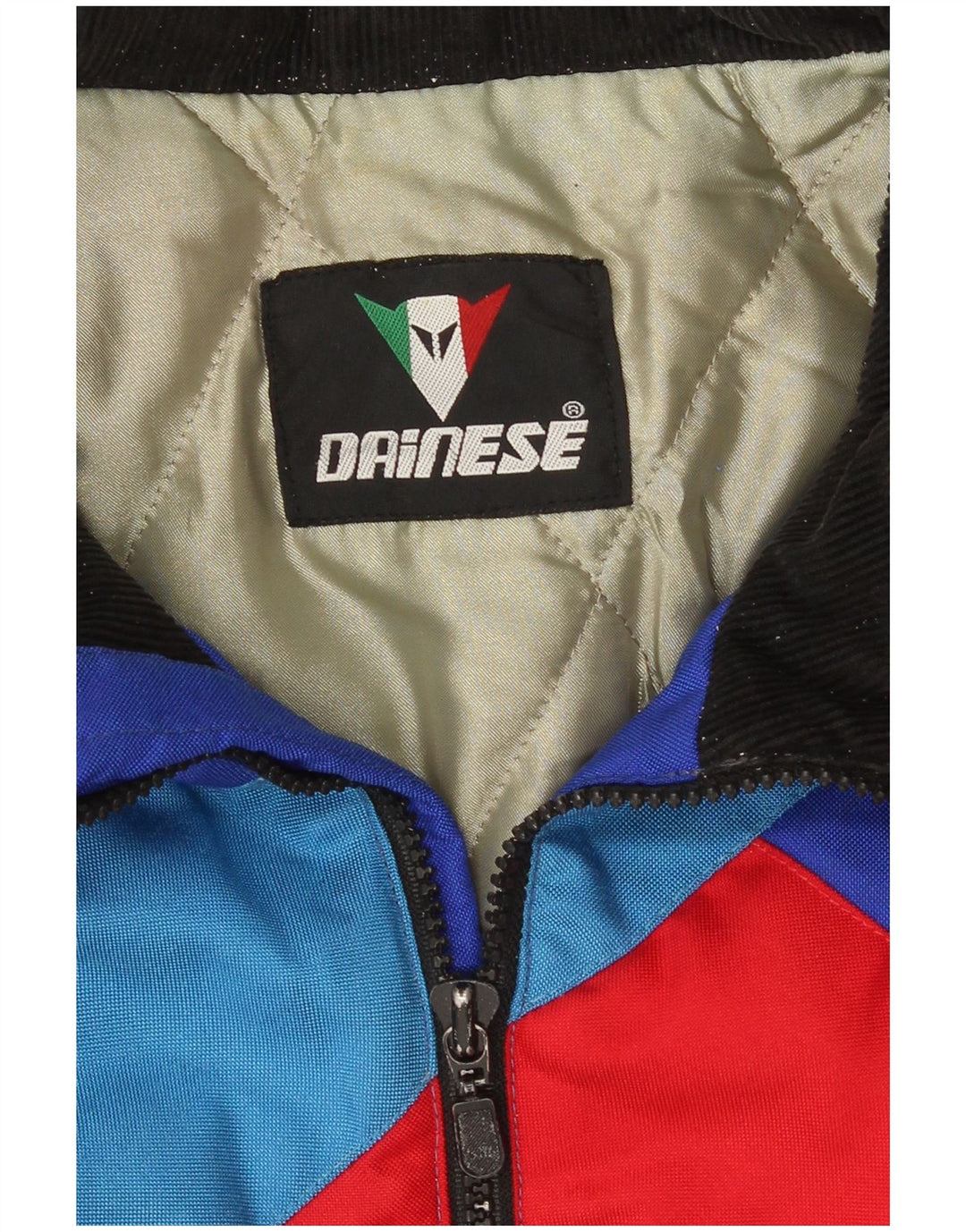 Dainese Mens Graphic Racer Jacket Size 54 Large Blue Colourblock
