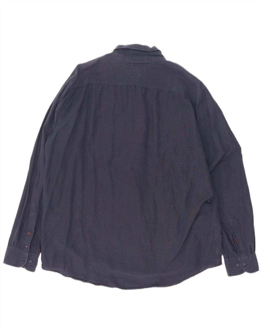 Tommy Hilfiger Mens Regular Fit Shirt 2XL Navy Blue Colourblock