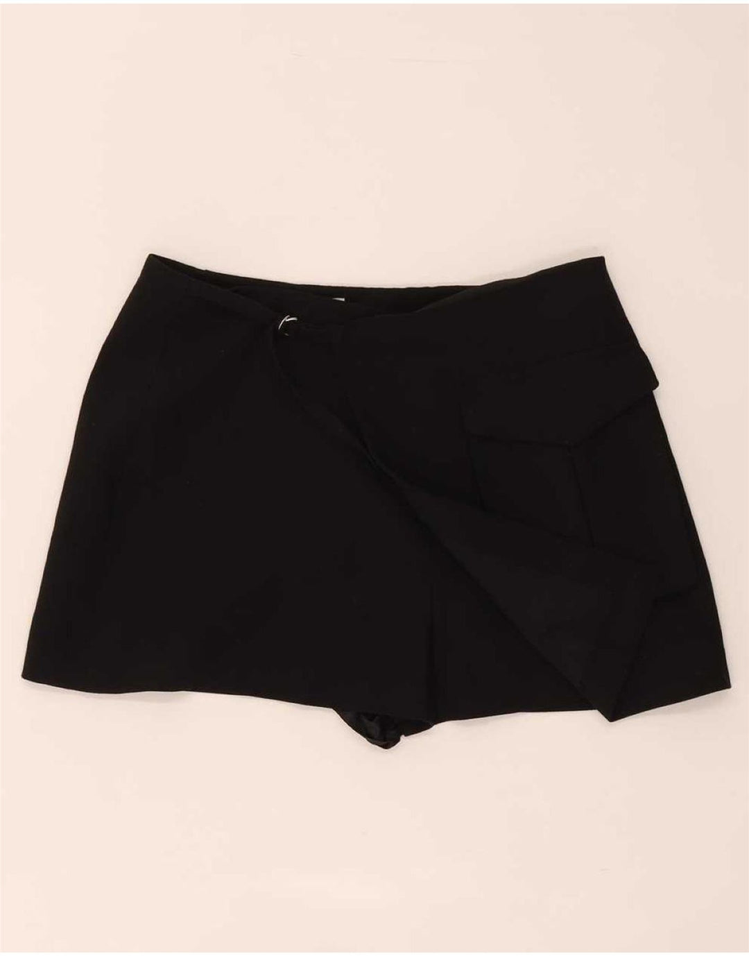 Zara Womens Skort Casual Shorts Large W30 Black Polyester