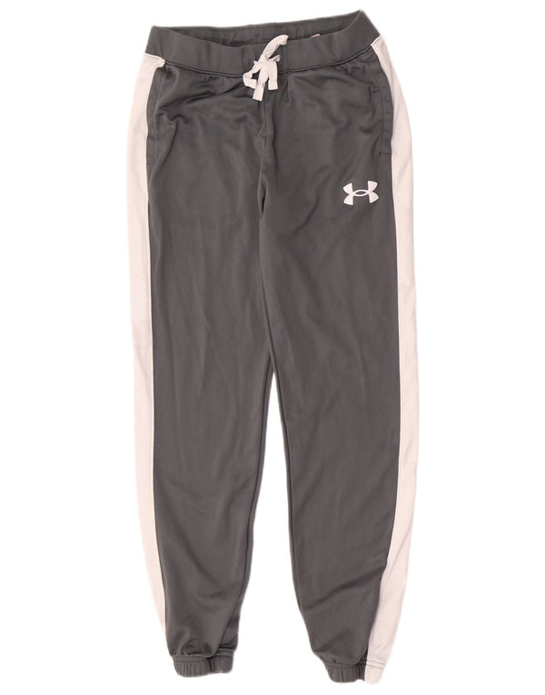 Under Armour Boys Tracksuit Trousers Joggers 11-12 Years Large Grey