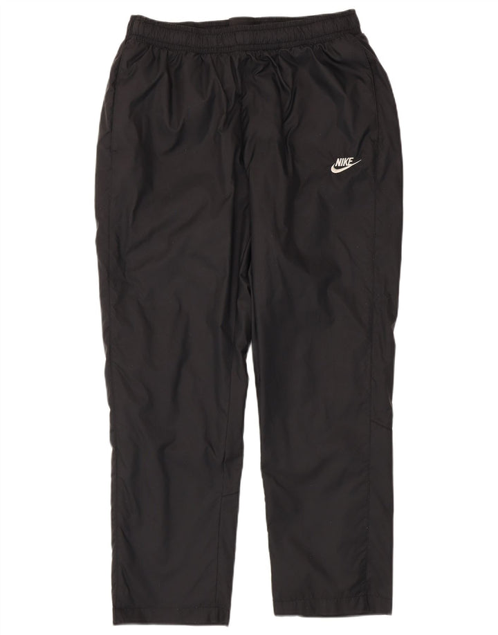 Nike Mens Tracksuit Trousers Large Black Nylon