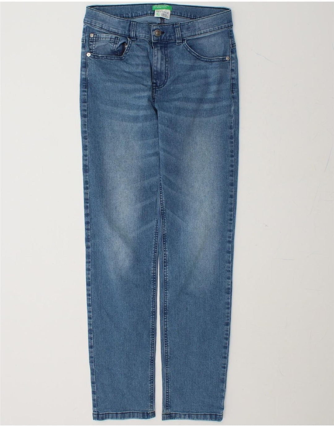 BENETTON Boys Slim Jeans 15-16 Years W30 L30 Blue Vintage Benetton and Second-Hand Benetton from Messina Hembry 