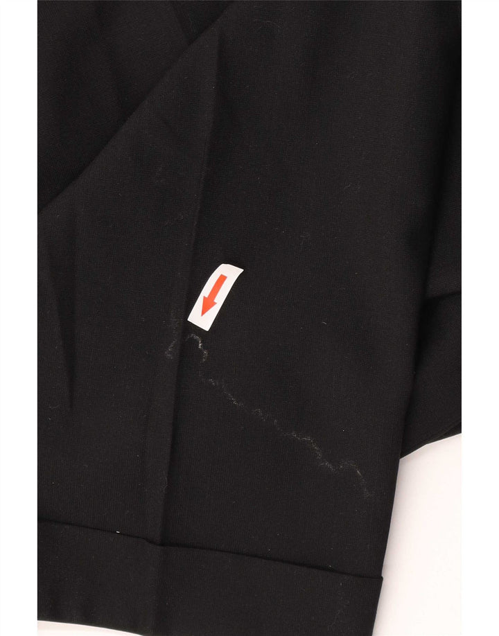 Marks & Spencer Mens Pegged Suit Trousers W36 L36 Black Polyester