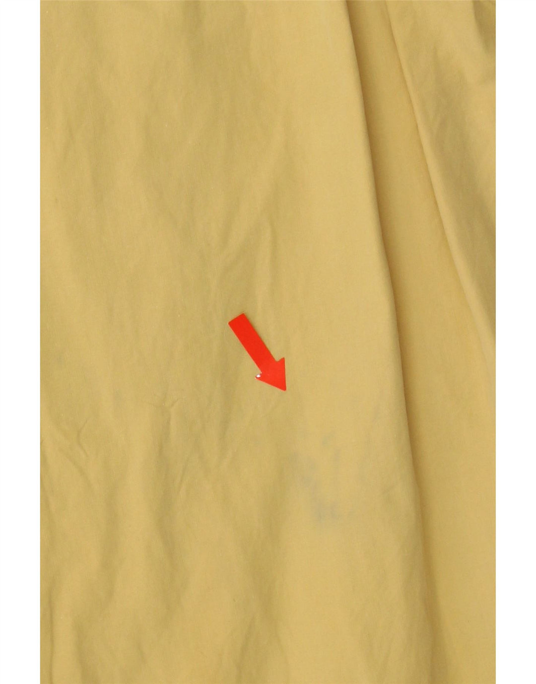 VINTAGE Mens Short Sleeve Shirt Large Yellow Cotton Vintage Vintage and Second-Hand Vintage from Messina Hembry 