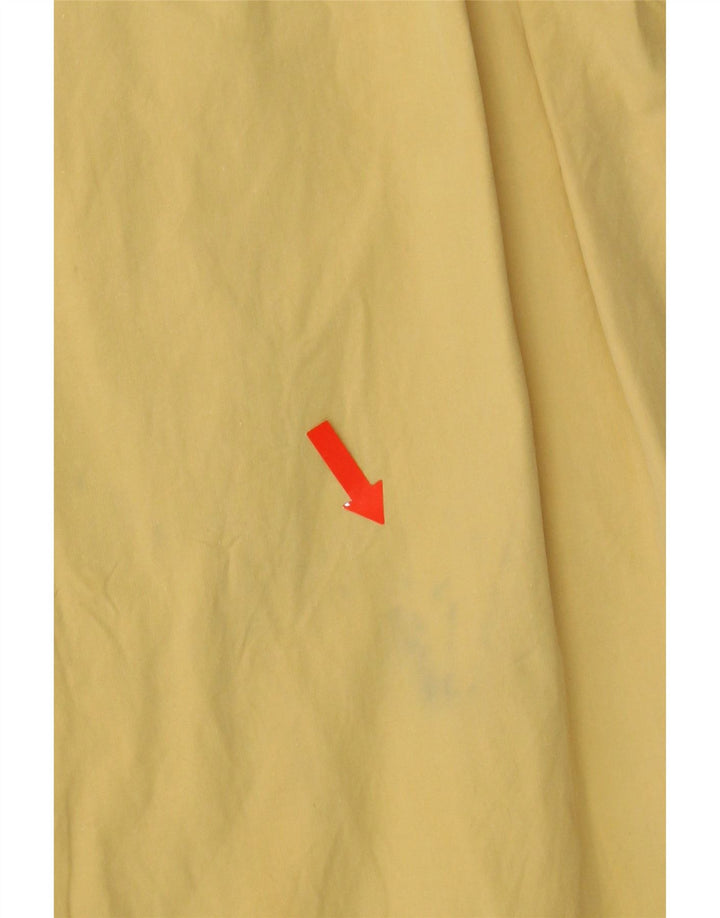 VINTAGE Mens Short Sleeve Shirt Large Yellow Cotton Vintage Vintage and Second-Hand Vintage from Messina Hembry 