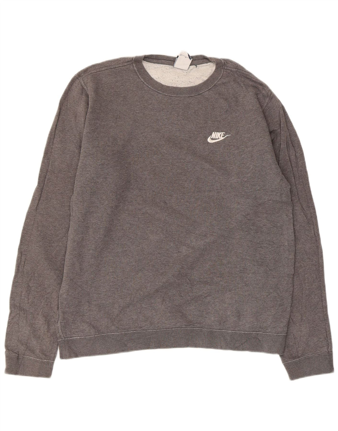 Nike Mens Sweatshirt Jumper Medium Grey Cotton