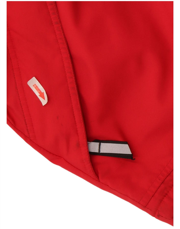 Diadora Mens Graphic Ski Jacket UK 42 XL Red Colourblock Polyester