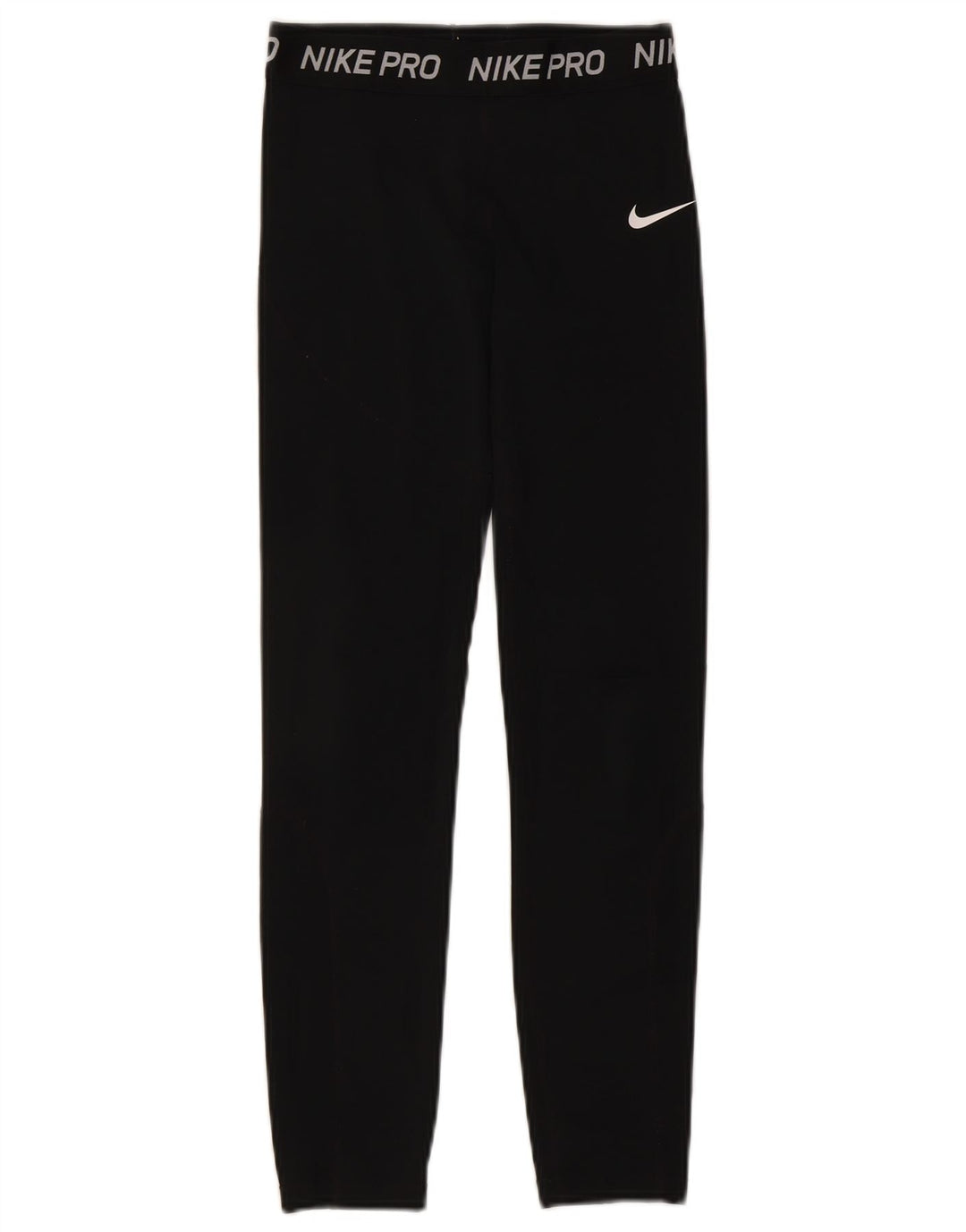 Nike Womens Graphic Leggings UK 4 XS Black Polyester