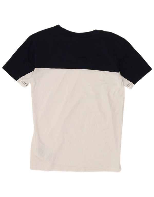 Champion Boys T-Shirt Top 13-14 Years XL White Colourblock Cotton