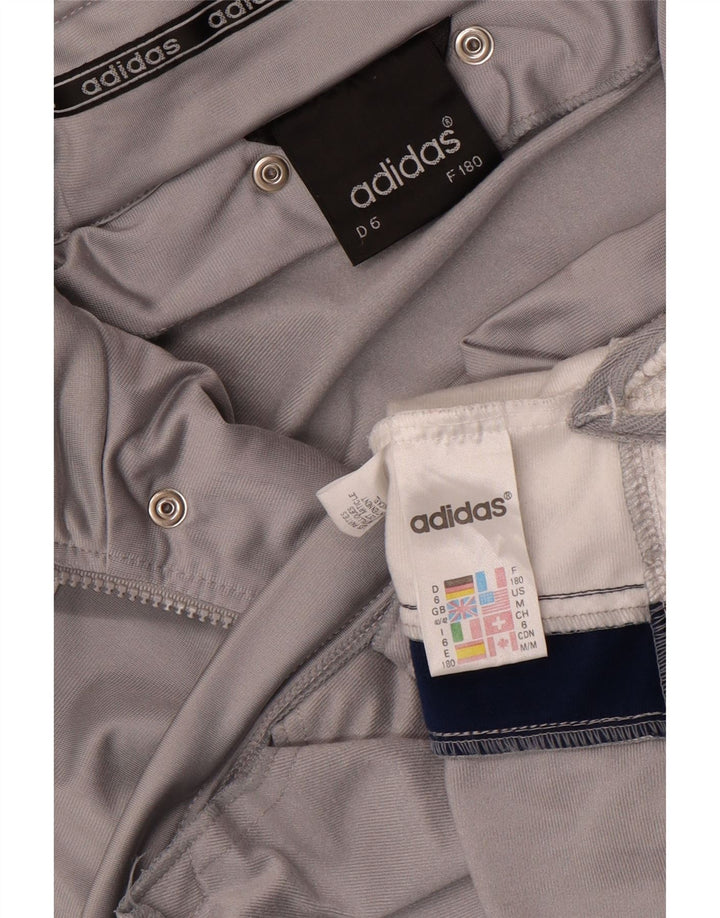 Adidas Mens Graphic Tracksuit Top Jacket UK 40/42 Medium Grey Colourblock