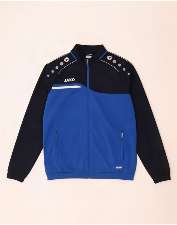 Jako Mens Graphic Tracksuit Top Jacket Medium Blue Colourblock Polyester