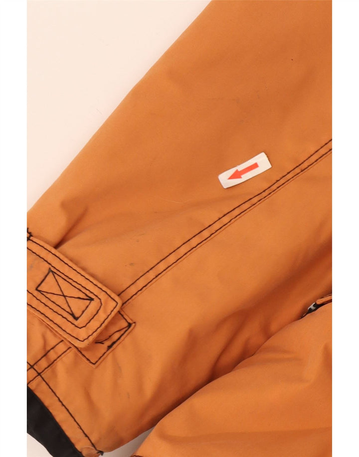 Vintage Mens Hooded Windbreaker Jacket UK 40 Large Orange