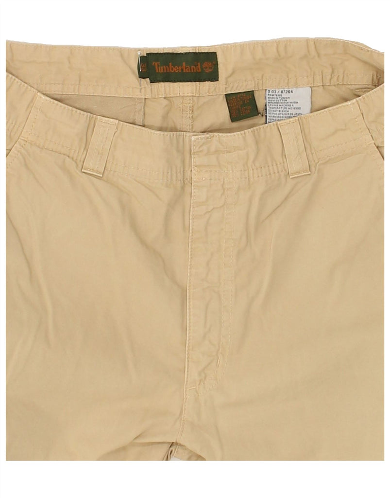 TIMBERLAND Mens Straight Chino Trousers W33 L33  Beige Cotton | Vintage Timberland | Thrift | Second-Hand Timberland | Used Clothing | Messina Hembry 