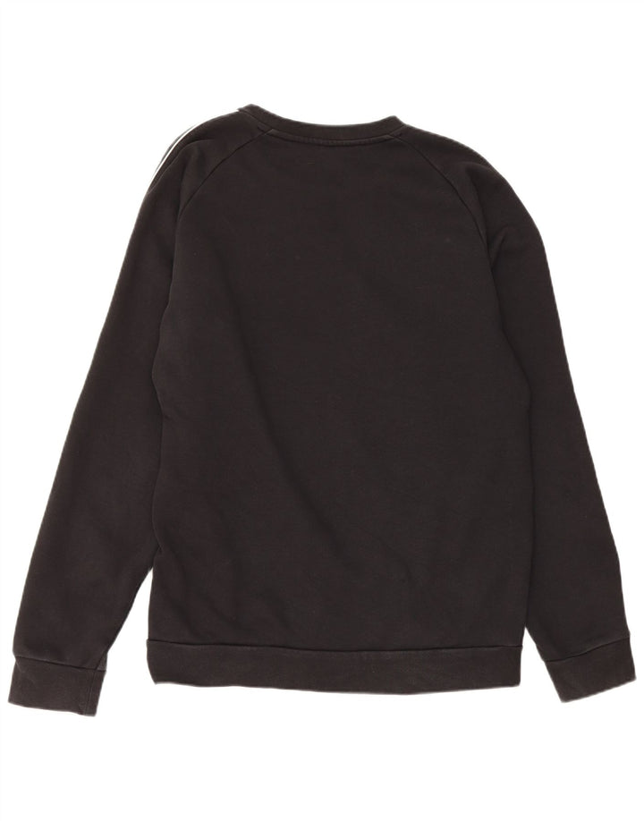 ADIDAS Mens Sweatshirt Jumper Medium Black Cotton