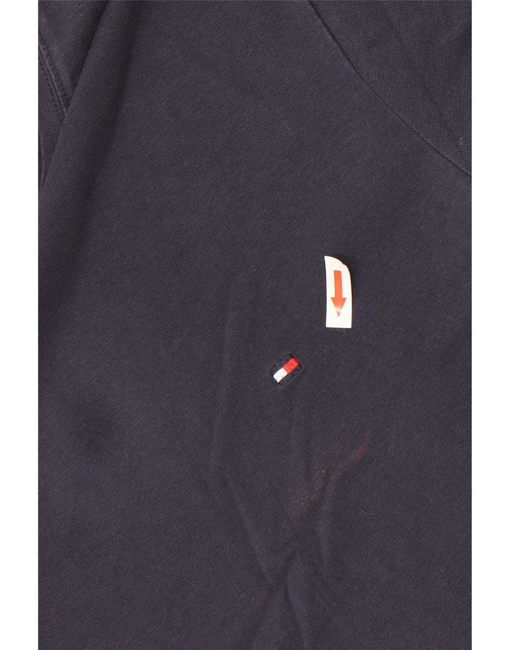 Tommy Hilfiger Mens T-Shirt Top Large Navy Blue Cotton