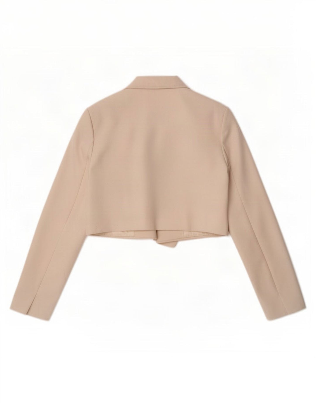 Zara Womens Open Bolero Jacket UK 16 Large Off White Polyester