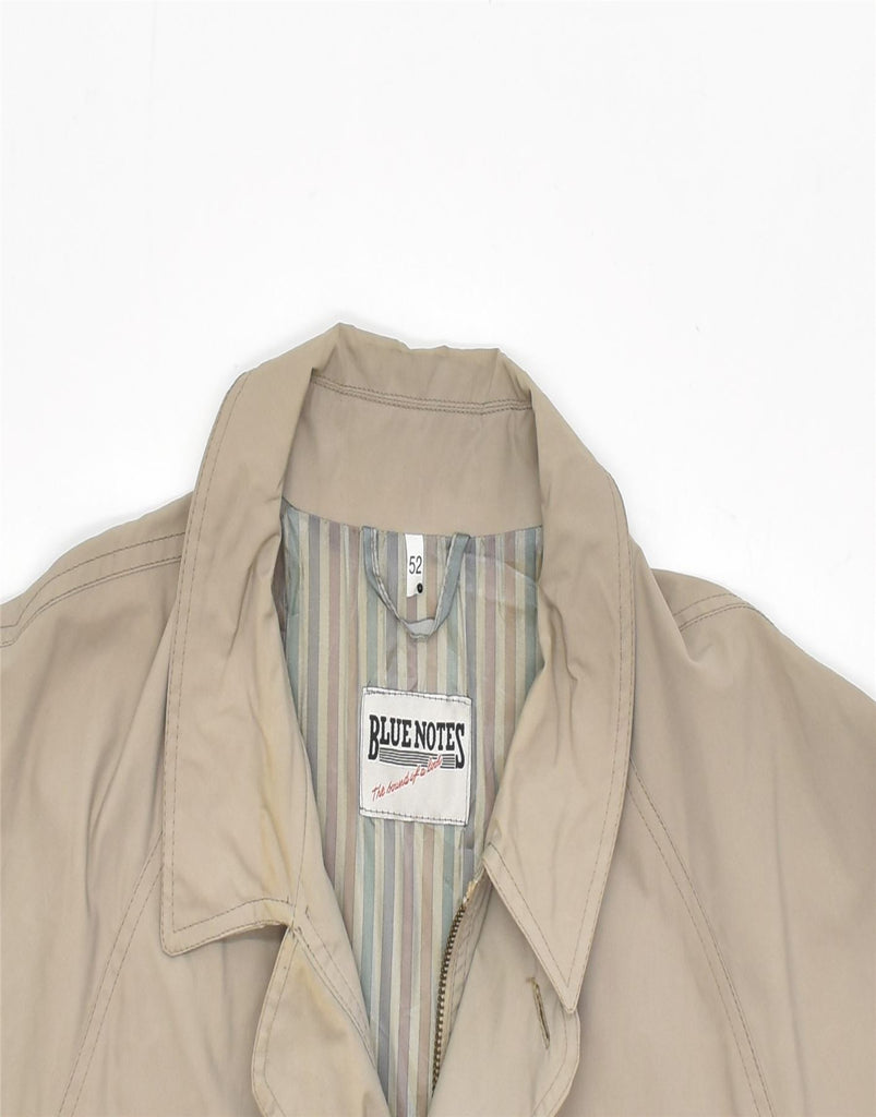 BLUE NOTES Mens Overcoat IT 52 XL Beige | Vintage | Thrift | Second-Hand | Used Clothing | Messina Hembry 