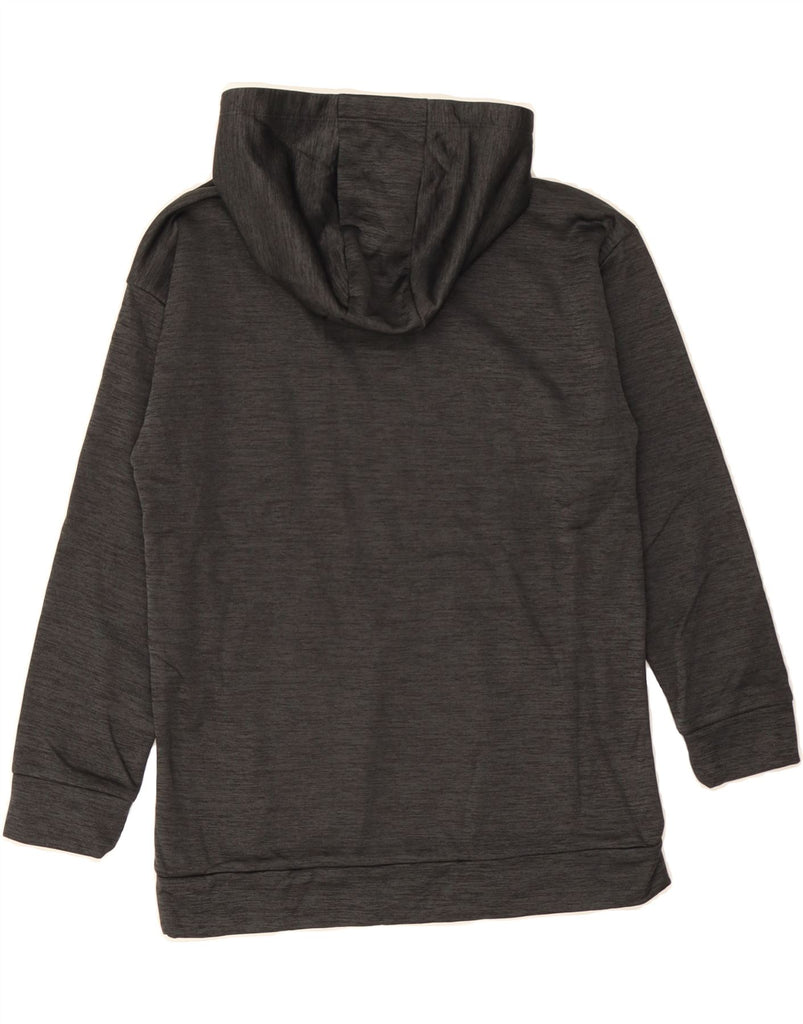 ADIDAS Boys Graphic Hoodie Jumper 13-14 Years Large Black Polyester Vintage Adidas and Second-Hand Adidas from Messina Hembry 