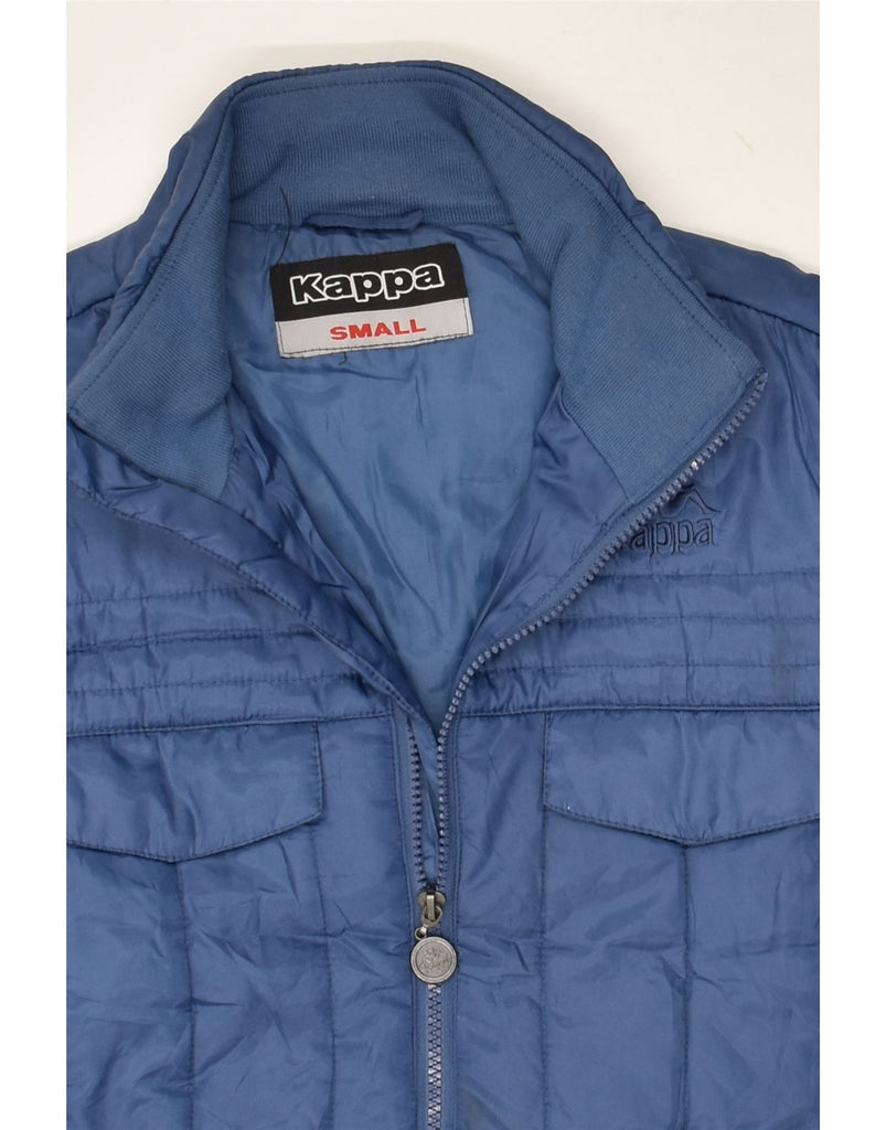 KAPPA Mens Padded Jacket UK 36 Small Blue Polyester | Vintage Kappa | Thrift | Second-Hand Kappa | Used Clothing | Messina Hembry 