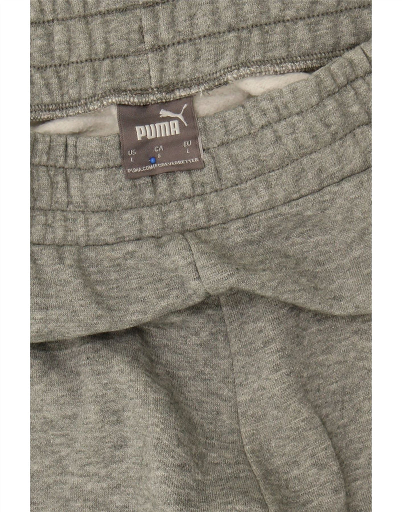 PUMA Mens Graphic Tracksuit Trousers Joggers Large  Grey Cotton Vintage Puma and Second-Hand Puma from Messina Hembry 