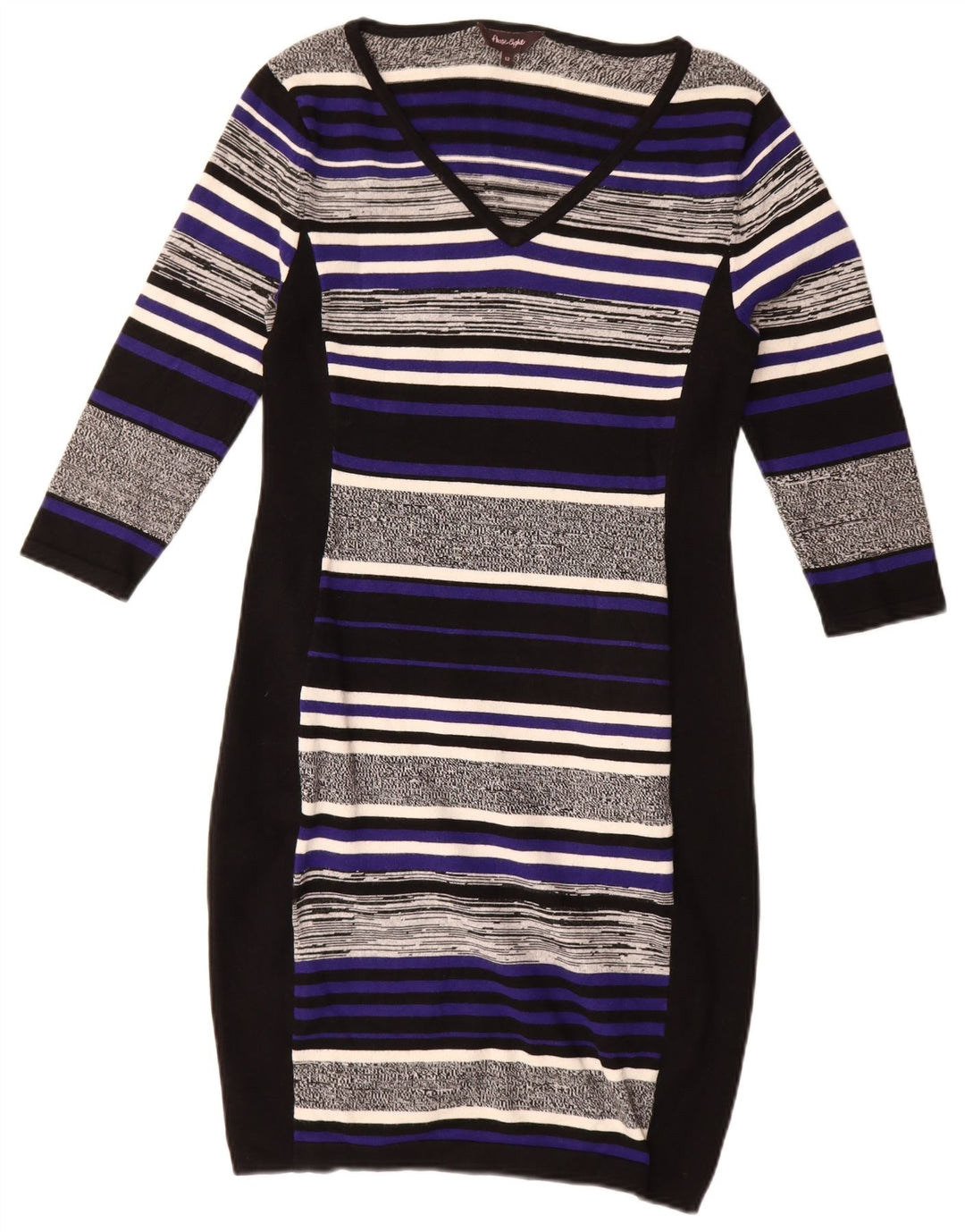 Phase Eight Womens Jumper Dress UK 12 Medium Multicoloured Striped