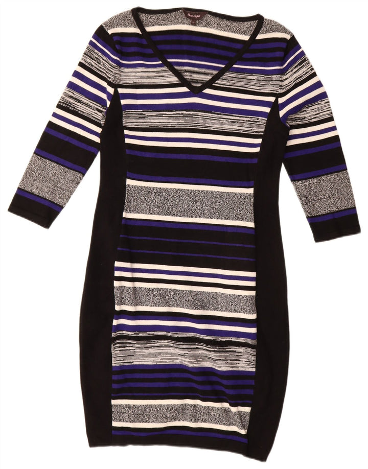 Phase Eight Womens Jumper Dress UK 12 Medium Multicoloured Striped