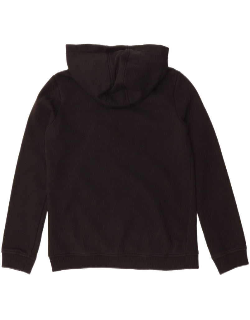 U.S. POLO ASSN. Womens Graphic Hoodie Jumper UK 10 Small Black Cotton Vintage U.S. Polo Assn. and Second-Hand U.S. Polo Assn. from Messina Hembry 