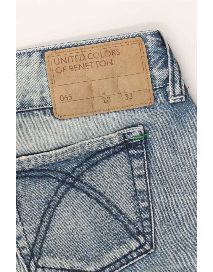 Benetton Womens Bootcut Jeans W28 L33 Blue