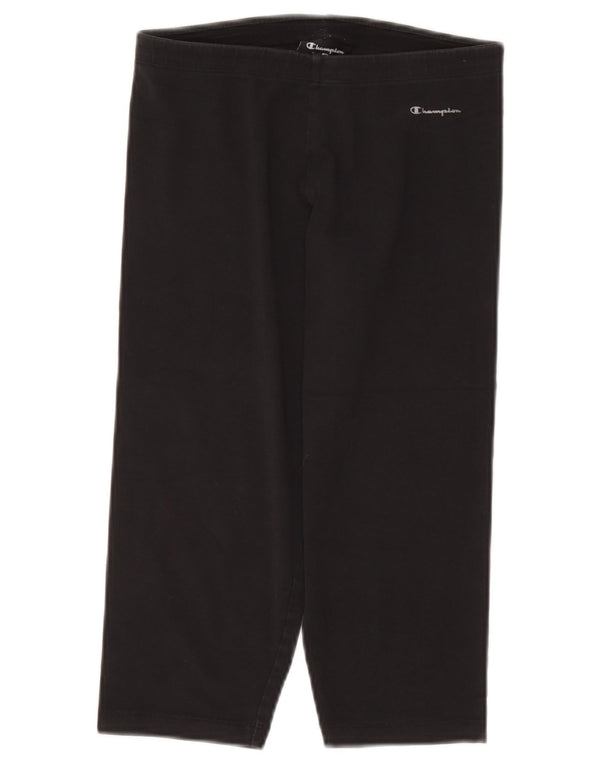 Champion Womens Capri Tracksuit Trousers UK 10 Small  Black